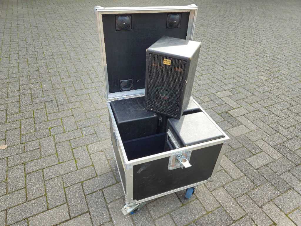 Promann PC106 Speaker in flightcase (4 stuks)