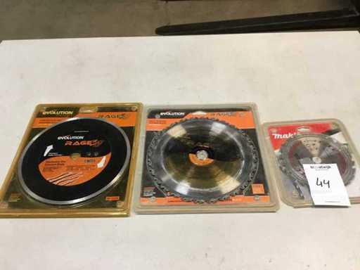 Evolution Rage3 Saw Blade (3x)