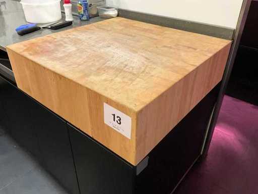 Bloc à découper en bois