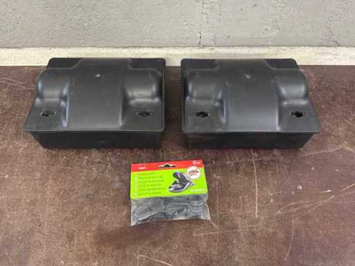 Rat bait boxes (2x)