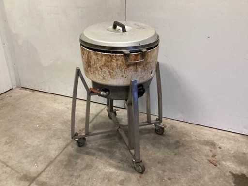 Rinnai Kookketel op mobiel onderstel