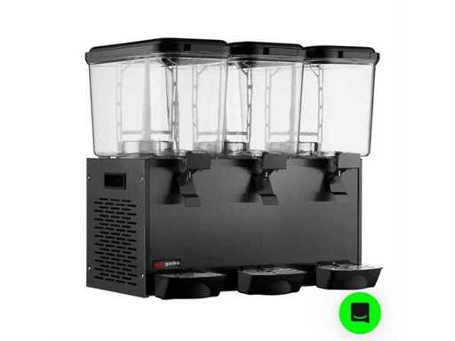 Distributore di succhi GGM Gastro 3x18 litri