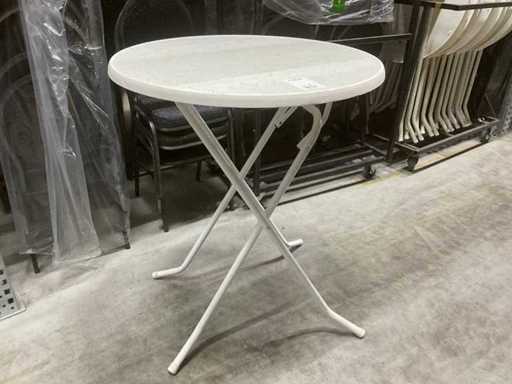 Statafels met transportwagen (11x)