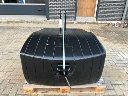 Front weight, "1100kg"