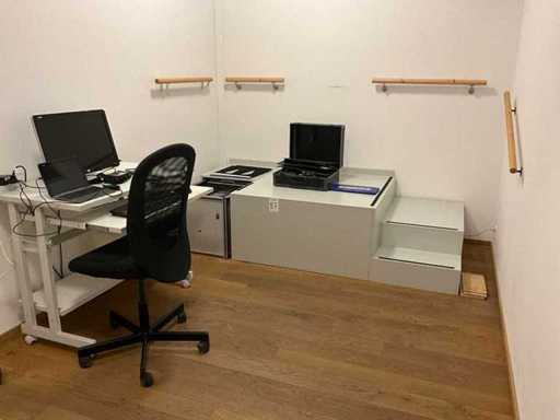 Scaner de picioare paromed cu accesorii IT și piedestal