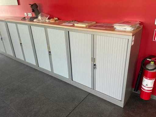 Metal roller shutter box (3x)