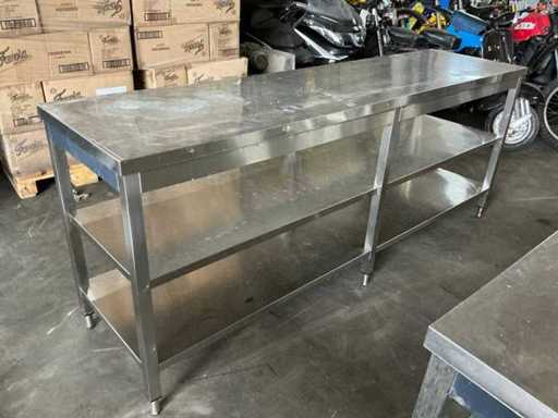 Edelstahl-Arbeitstisch