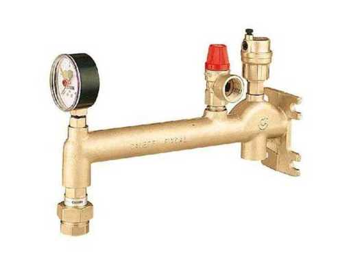 Console du vaisseau d’extension Caleffi 3/4" inclus. Vase d’expansion 18L (3x)