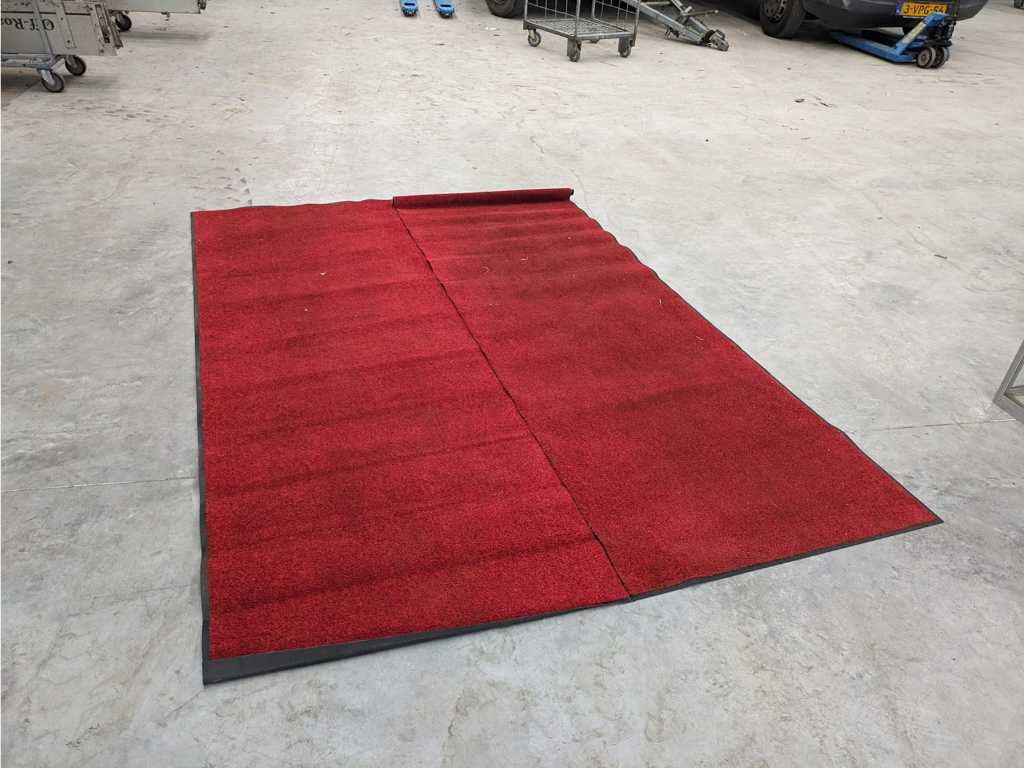 Red carpet mat