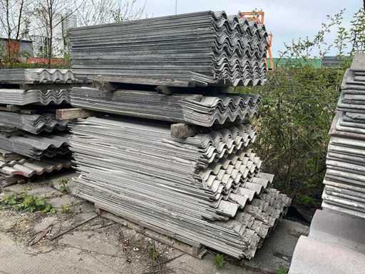 Foile ondulate fără azbest div. Dimensiuni: aproximativ 200m2