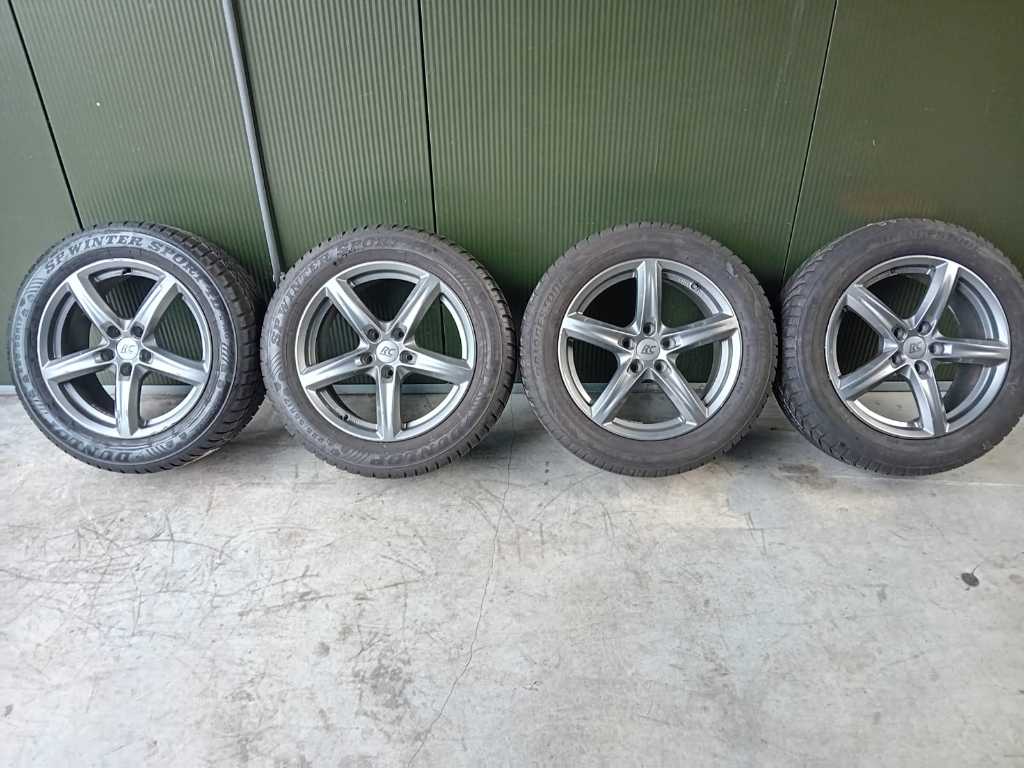 17 inch rc rims bridgestone / dunlop tyres 225/55/17 97H