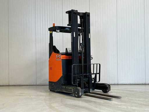 Doosan - 2013 - BR14JW-7 - 6.25M Triplex, Free-Lift, Side-Shift - Reach truck