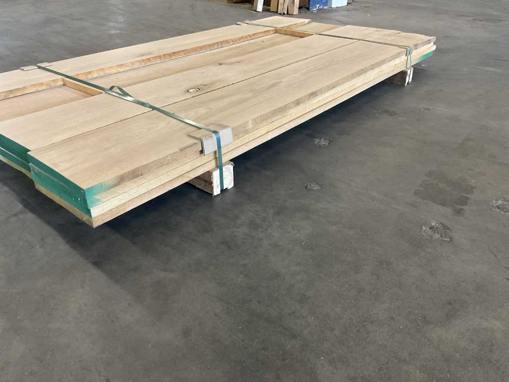 American oak planks pre-planed approx. 0.1 m³