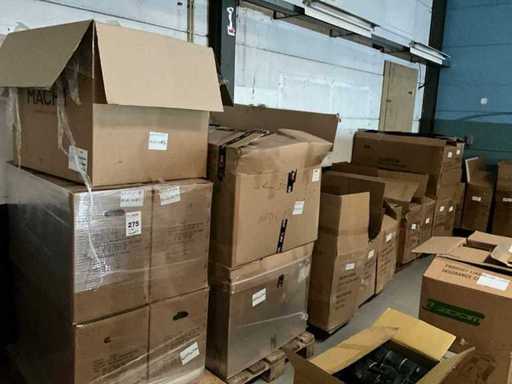 Grote partij fietswielen