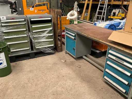 Divers meubles d’atelier
