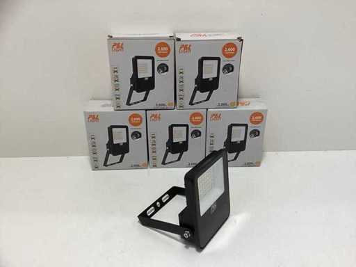 (5x) Lumières LED P&L de construction / projecteurs