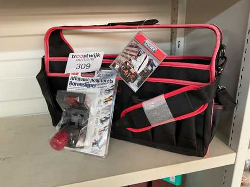 Gereedschap tas en boren slijper