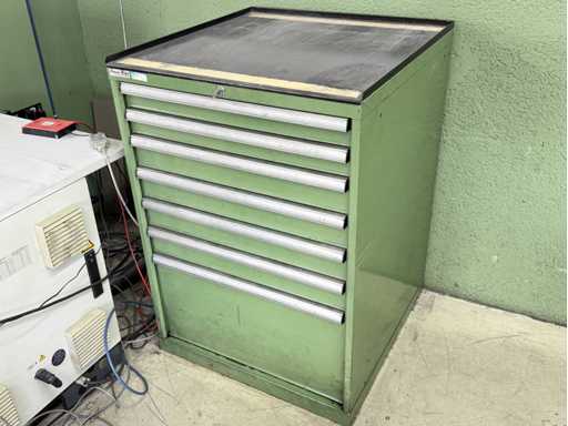 LISTA Workshop cabinet, drawer cabinet with contents