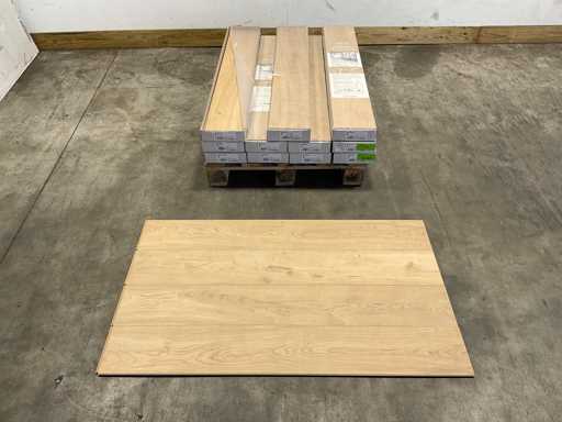 24,6m² Kliklaminaat Oak Light Beige