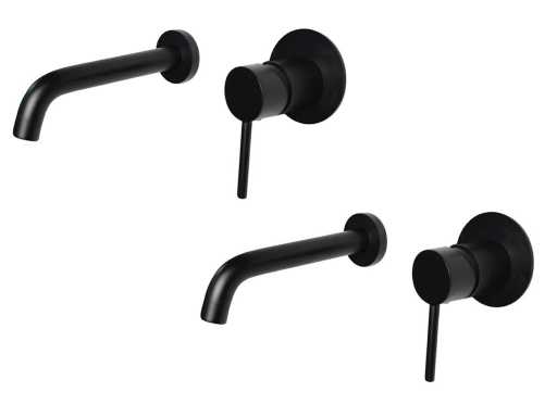 Robinets muraux encastrés Mawialux (disponibles en 7 couleurs)