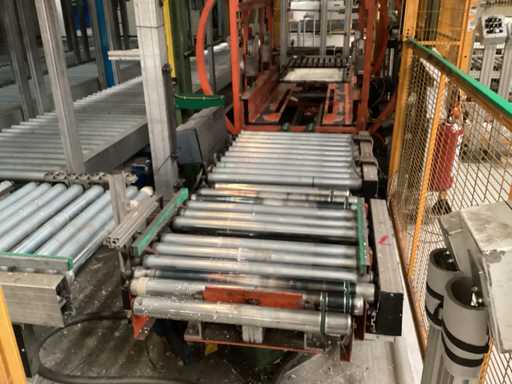 Roller conveyors with workpiece turner