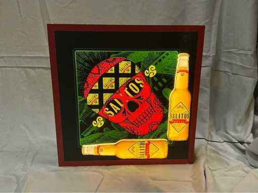 Salito's billboard illuminated