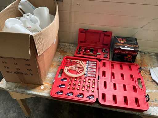 Nahtset, CDI-Tester, Schleifer und Ölkannen