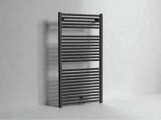 Designradiator mat zwart 45x119cm