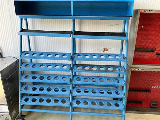 Rack for milling holders