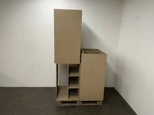 Mdf Storage Cabinets (3x)
