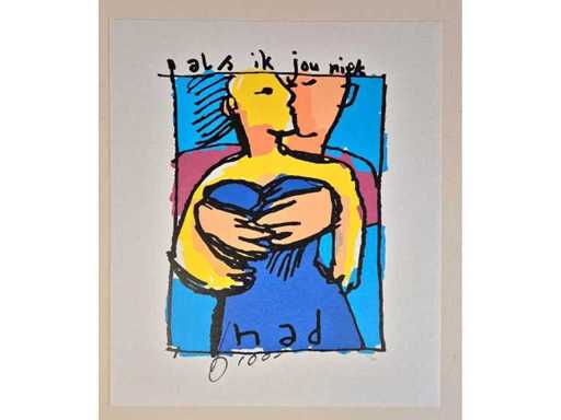 Herman Brood - Sérigraphie - Si je ne t’avais pas - 60 x 50 cm.