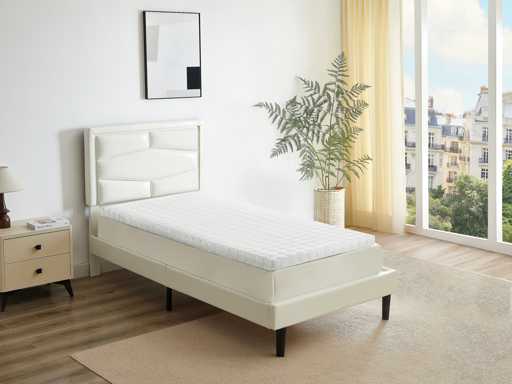 Matrastopper 80 x 200 cm, traagschuim, luxe dikte 5 cm