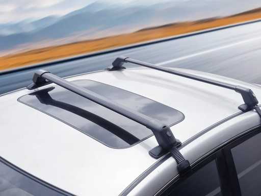 2PCs Lockable Cross Bars Aluminum Car Rack Load 70.3kg