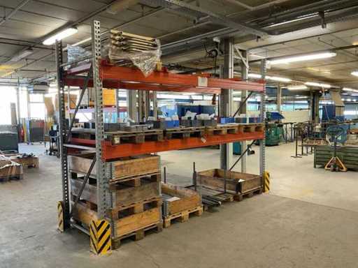 Heavy-duty shelf, with contents