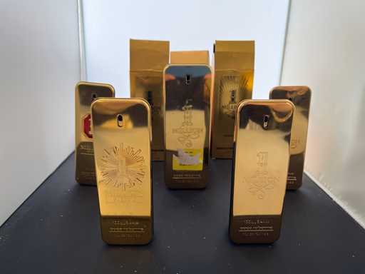 5x Paco Rabanne 1 Million Perfume