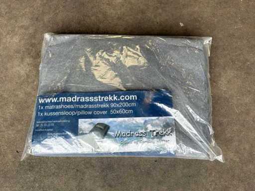 Prześcieradło dopasowane z poszewką na poduszkę (90x200 cm) (600x)