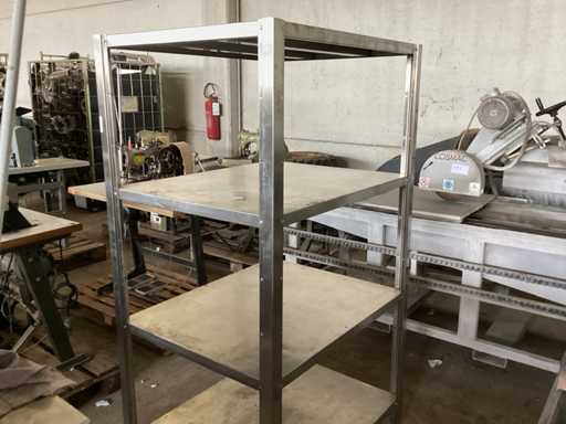Scaffale acciaio inox