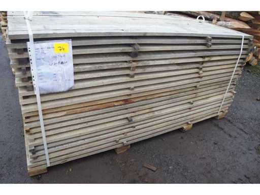 0,99 m³ Eiken planken 22mm