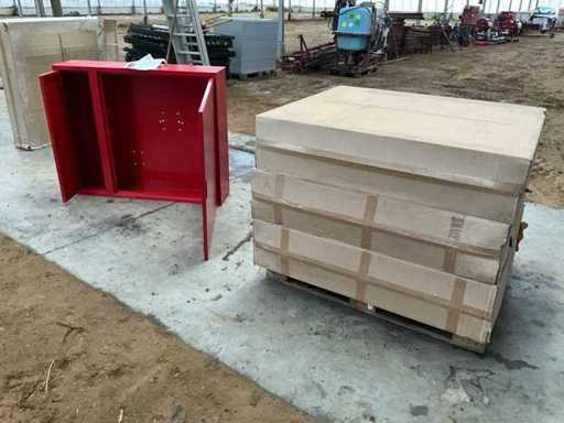 Série Vocla d’armoires pour bobine et extincteur (4x)