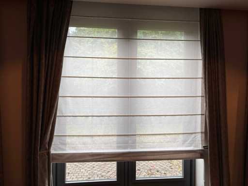 Licht doorlatend - Rol gordijnen (6x)
