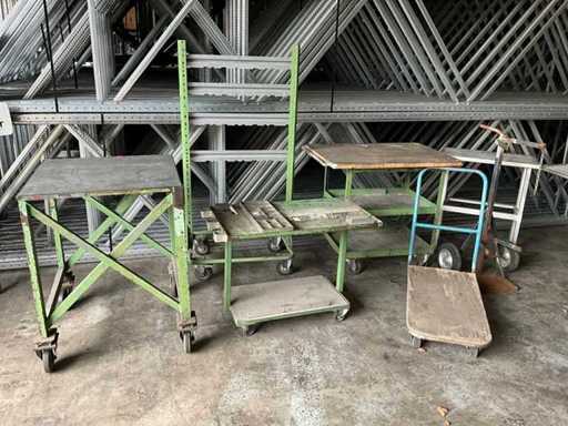 Carrelli e banchi da lavoro per il trasporto (7x)