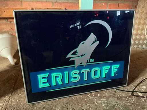 Pubblicità illuminata di Eristoff