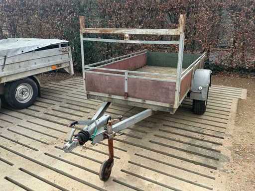 Single axle - 250 x 130 cm - 750 kg braked bucket trailer