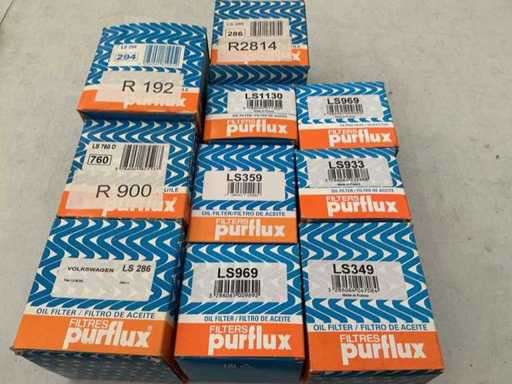 Lotti vari inclusi filtri olio per auto