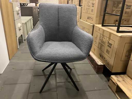 Chaise de salle à manger pivotante Marceno (6x)