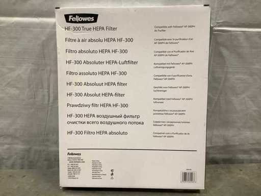 Fellowes 9370101 Air Purifier - Hepa-filter (19x)