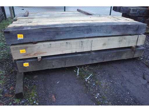 0,50 m³ Eiken balken 200x200