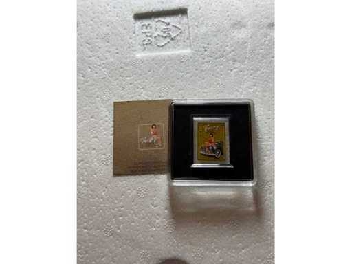 500 Francs PinUp Girls Rose 1/500oz 999 Fijn Goud