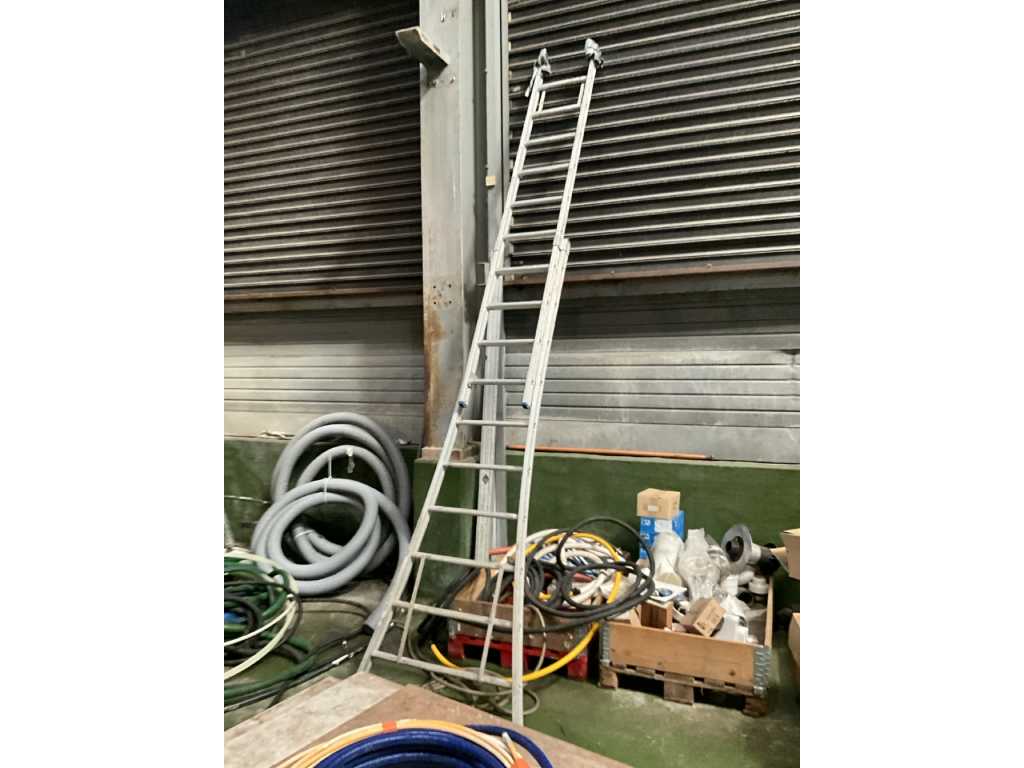 2-part aluminium sliding ladder