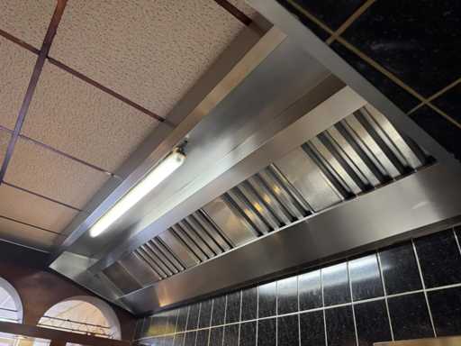 Stainless steel extractor hood